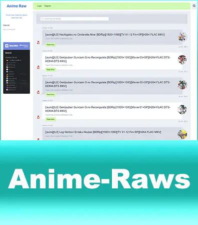 anime raw|anime raws eps.